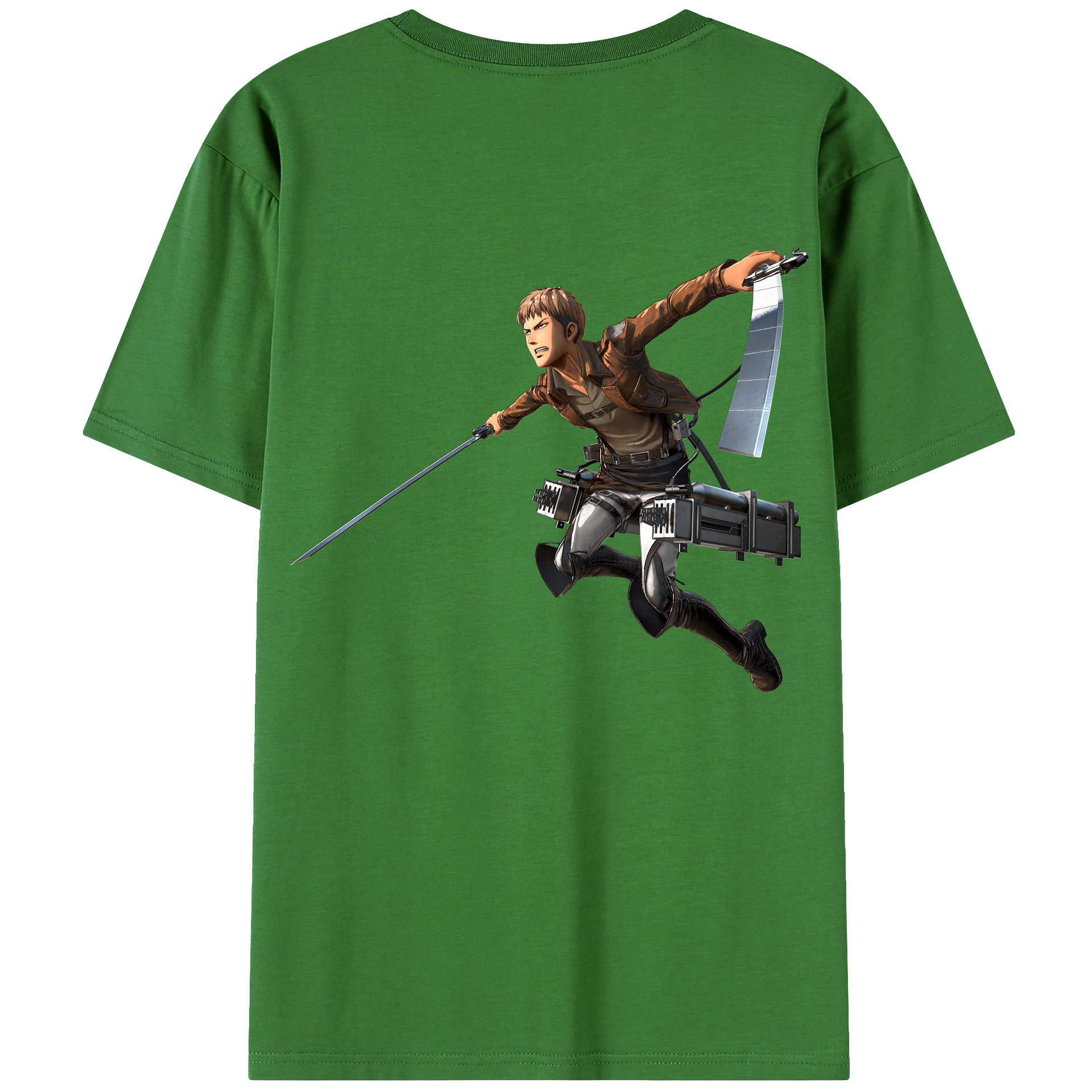 （画像用） 進撃の巨人 ジャン・キルシュタイン Attack on Titan Jean Kirstein レディース半袖Tシャツ(バックプリント)